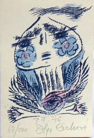 Olga Čechová – Tři ex libris, PF 1976, PF 1979 - 4