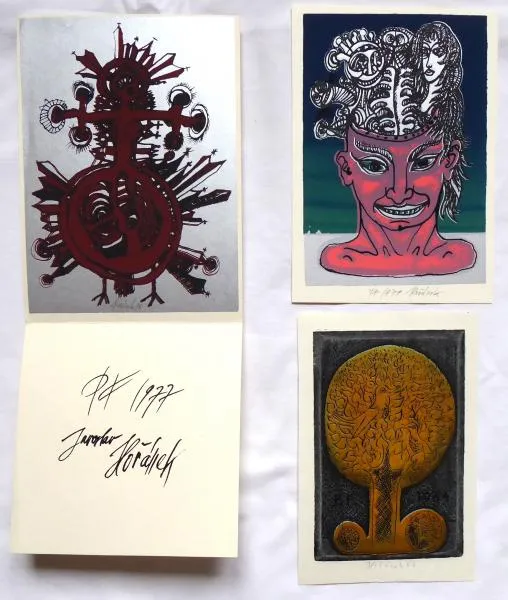 Jaroslav Hořánek -PF 1977, PF 1979, Strom s ptáčky - 1