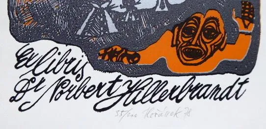 Jaroslav Hořánek – Dvě ex libris, Hlava - 3