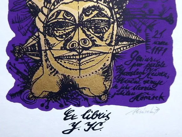 Jaroslav Hořánek – Dvě ex libris, Hlava - 4