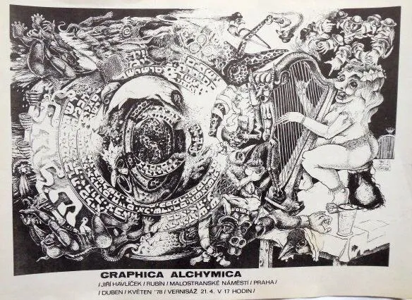 Jiří Havlíček – Ex libris Ďábel, Graphica Alchymic - 5