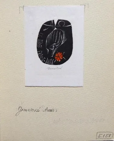 Anna Grmelová – Akt u stromu, Dívčí hlava - 2