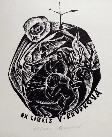 Anna Grmelová – Pět ex libris - 6