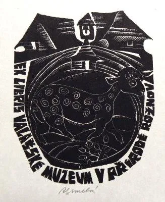 Anna Grmelová – 2x ex libris Valašské muzeum, 2x K - 4