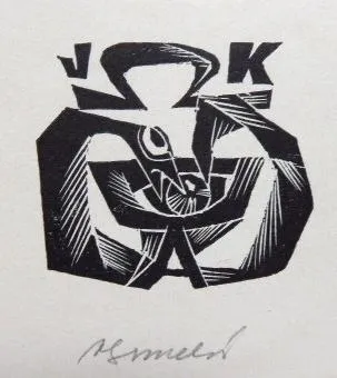 Anna Grmelová – Pět ex libris ( 2x K. Žižkovský, S - 2