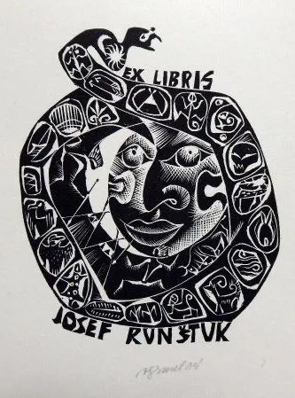 Anna Grmelová – Pět ex libris J. Runštuk - 4