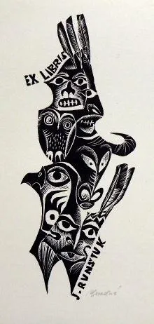 Anna Grmelová – Pět ex libris J. Runštuk - 6