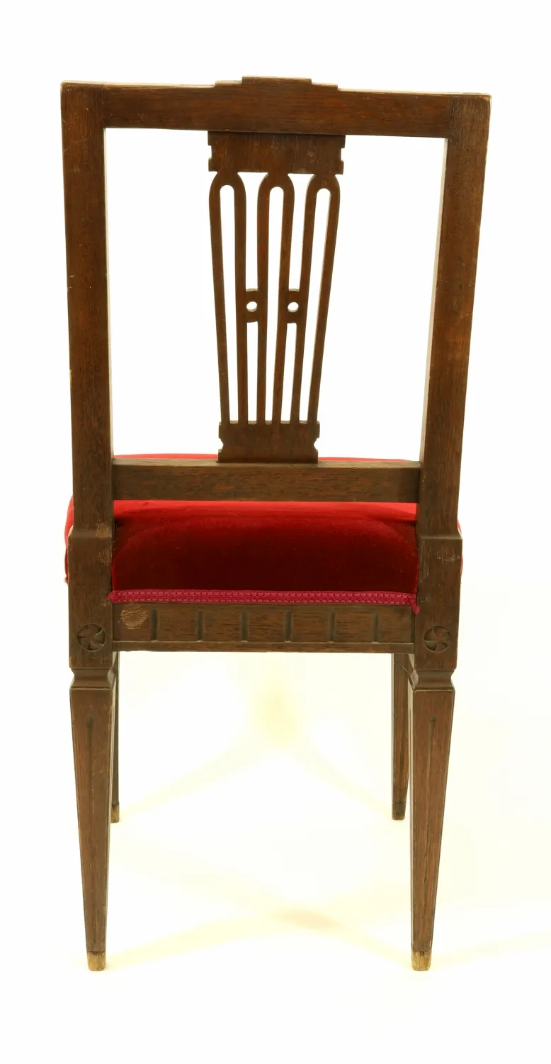 ŽIDLE ČALOUNĚNÉ, KOLEM ROKU 1800. - 3