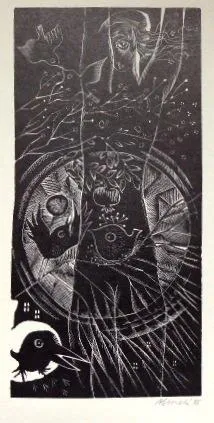 Anna Grmelová – Holčička s kočkou, Chlapec s ptáčk - 5