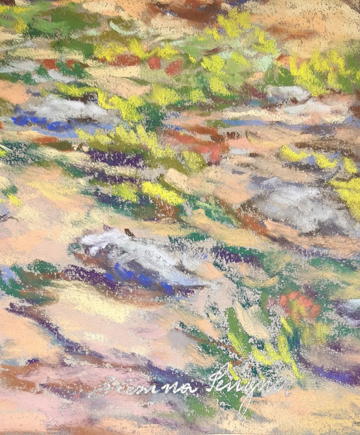 Josef J. H. Lengner Březina, Pastel, Jarní Krajina - 8