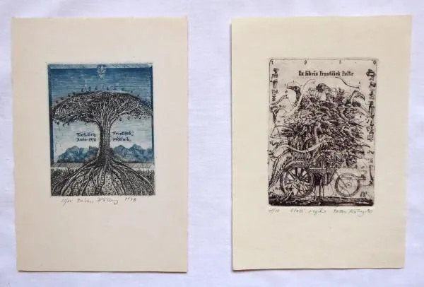 Dušan Kallay – Dvě ex libris - 5