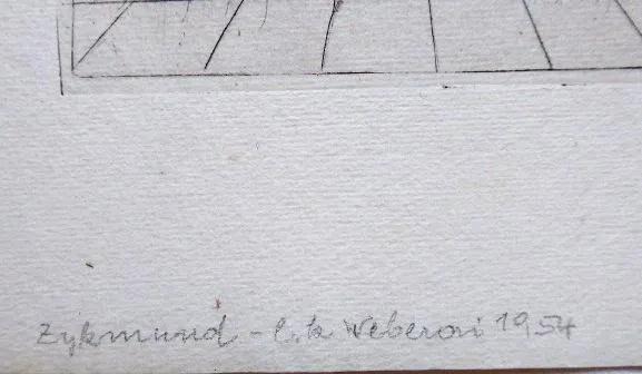 Václav Zykmund – Tři grafické listy - 2