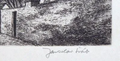 Jaroslav Šváb – Drážďany, Ulička s věží - 4