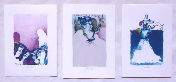 Pavel Roučka – Tři barevné ex libris - 1