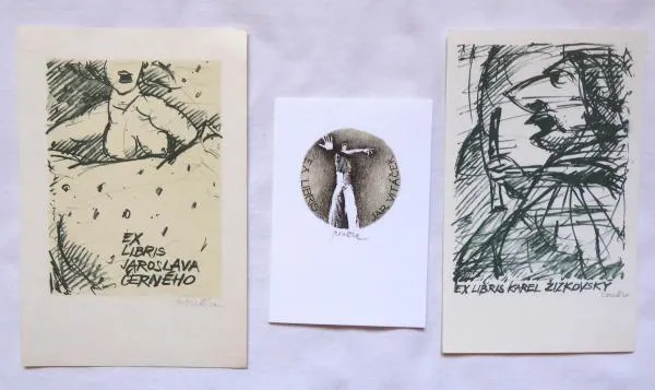 Pavel Roučka – Tři ex libris - 1