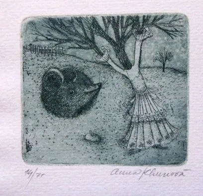 Anna Khunová – Včelka, Myška, Ex libris - 2