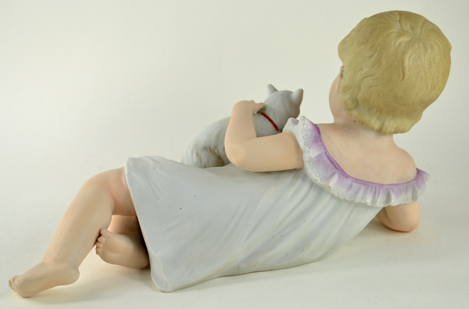 Biskvitová soška dítěte s kočkou - 3
