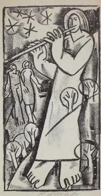 Miroslav Houra – Muzikanti, čtyři grafiky - 3