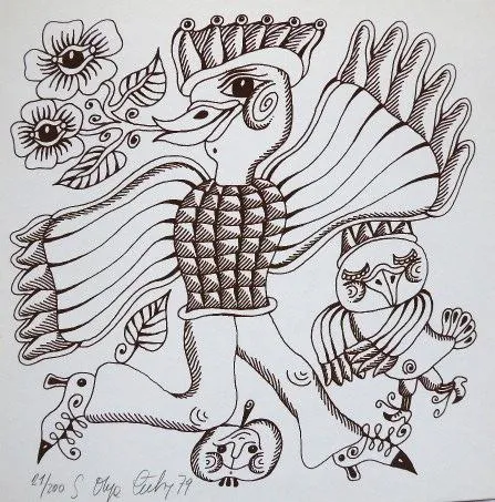 Olga Čechová – Slunovrat, PF 1982, Pozvánka, Satyr - 2