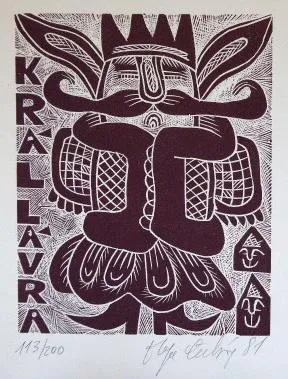 Olga Čechová – Slunovrat, PF 1982, Pozvánka, Satyr - 5