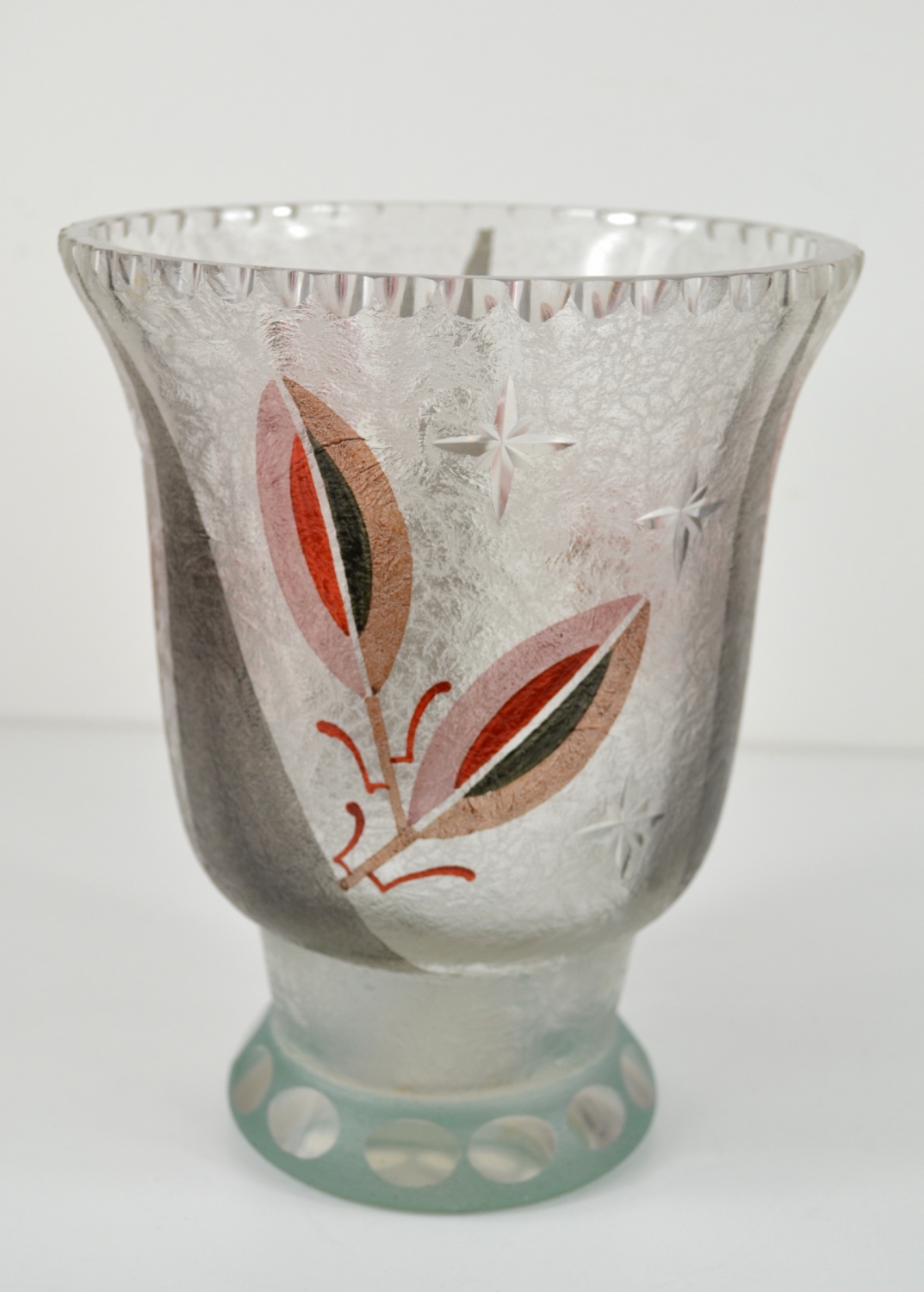 Skleněná váza – Kamenický Šenov