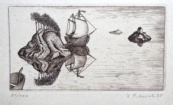 Jindřich Pileček – Čtyři grafické listy - 3
