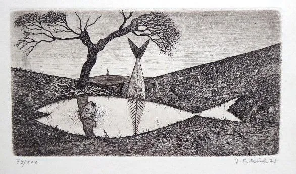 Jindřich Pileček – Čtyři grafické listy - 4