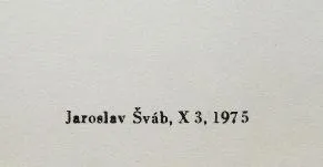 Jaroslav Šváb – Exlibris JM, Exlibris LH - 2