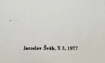 Jaroslav Šváb – Exlibris JM, Exlibris LH - 4