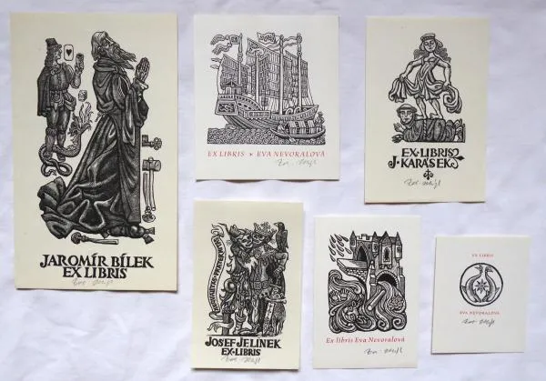 Zdeněk Mézl – Šest ex libris - 1