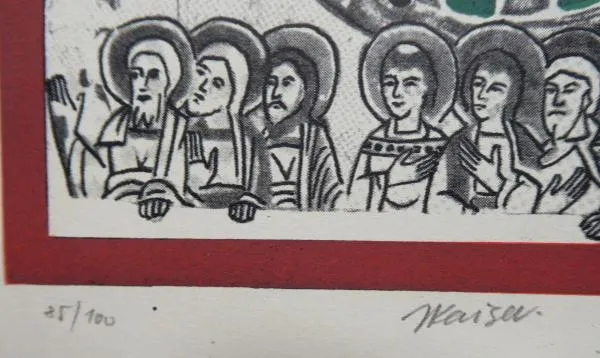Jaroslav Kaiser – 2x exlibris, Ikona, 2x Pozvánka - 2