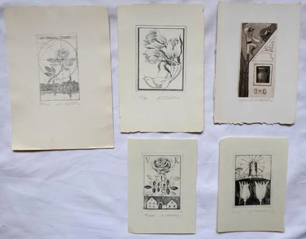 Marie Michaela Šechtlová - Pět exlibris