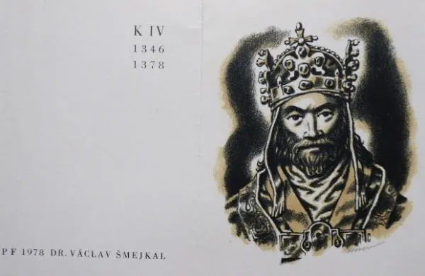 Vojtěch Cinybulk – Čeští panovníci, PF 1978, PF 19 - 3