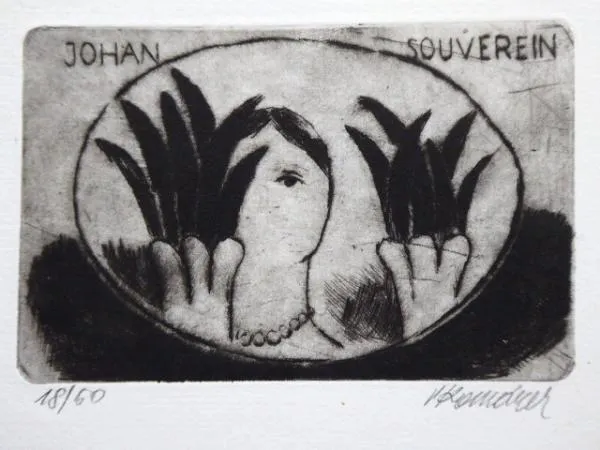 Vladimír Komárek – PF 1982, Exlibris Johan Souvere - 2