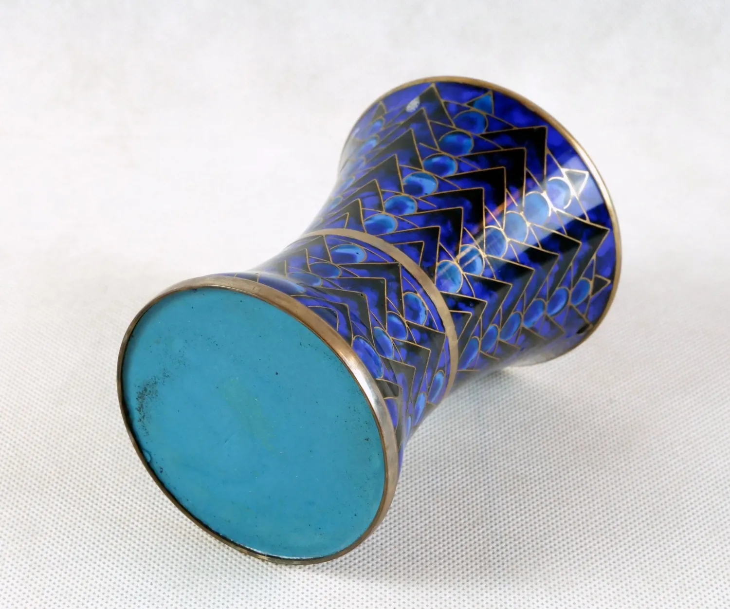 Smaltovaná vázička – cloisonné - 2