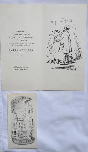 Karel Müller - Ex libris, Vzpomínka
