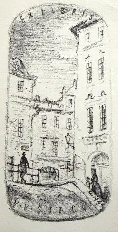 Karel Müller – Ex libris, Vzpomínka - 3
