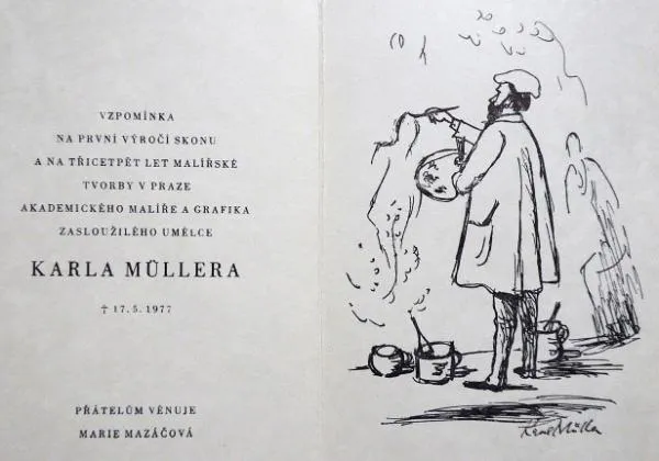 Karel Müller – Ex libris, Vzpomínka - 5