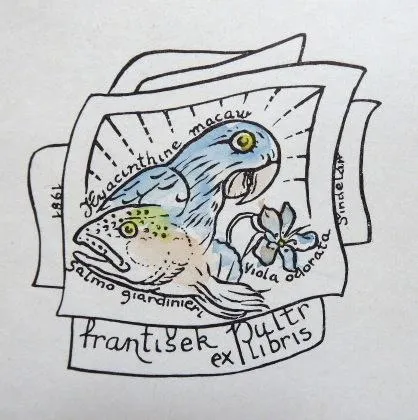 Lumír Šindelář – Dvě exlibris František Pultr - 3