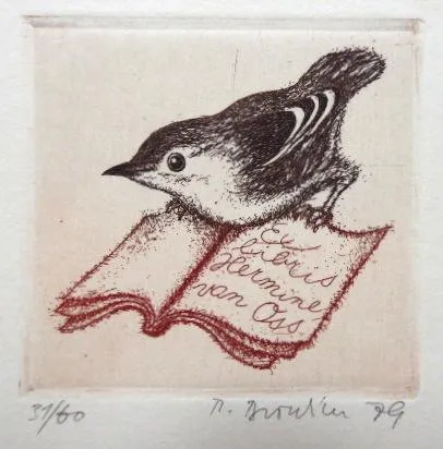 Rudolf Broulím – Dvě exlibris, Oznámení, Hermi van - 5