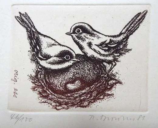 Rudolf Broulím – Dvě exlibris, Oznámení, Hermi van - 7