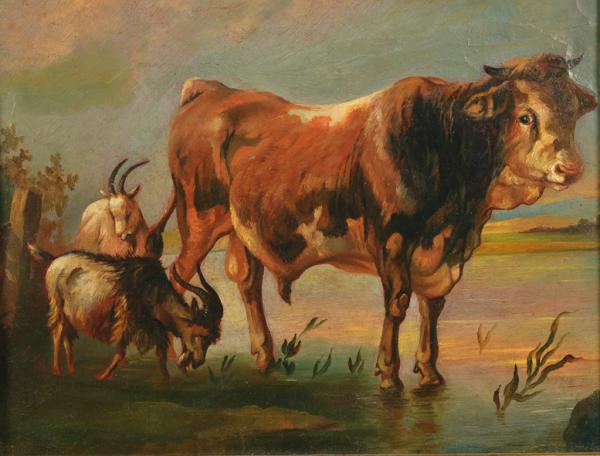 Obraz Býk a kozy - 1