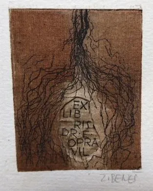 Pět exlibris – Vychodilová, Beneš, Valenta, Marešo - 3