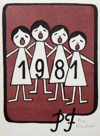 PF 1978 Samuel Stanko, PF 1981 Eva Landrová, Petr - 2