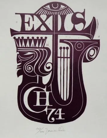 Jaroslav Šváb – Exlibris 74, Václav Mašek + Franti - 3