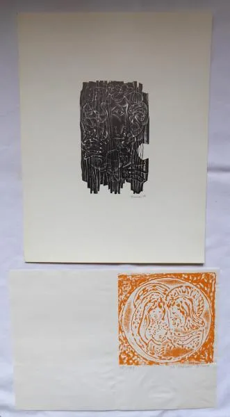 Dvě grafiky – Eva Babincová Skálová, Anna Grmelová - 1