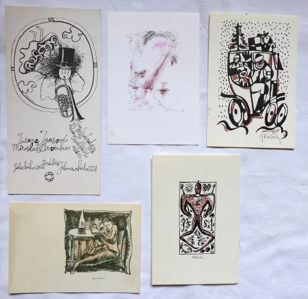 Pět grafik – Kalousek, Košťálek, Cihla, Matouš - 1