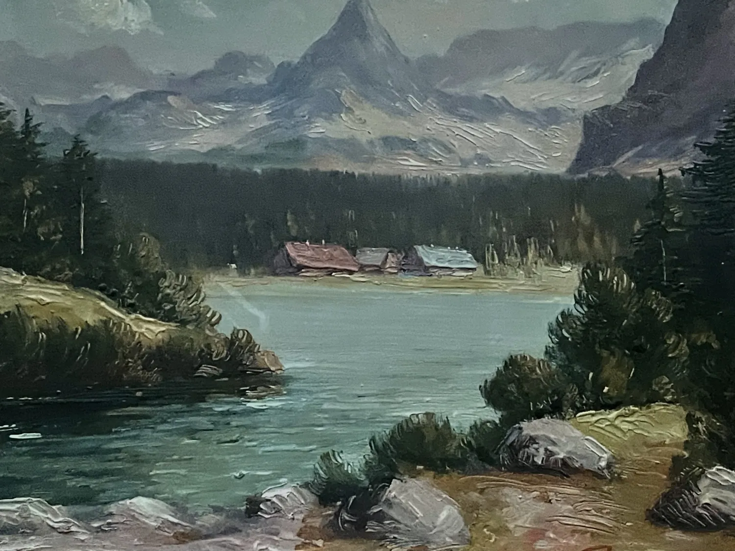 Horská krajina – Alpy -signovaná - 3
