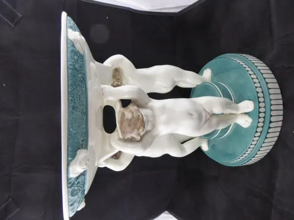Putti nesoucí mísu, styl Michael Powolny – Goldsch - 6