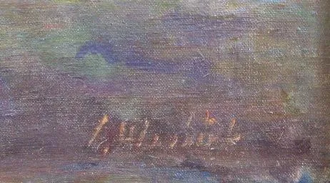Josef Hlaváček – Podzimní krajina s kopci - 3